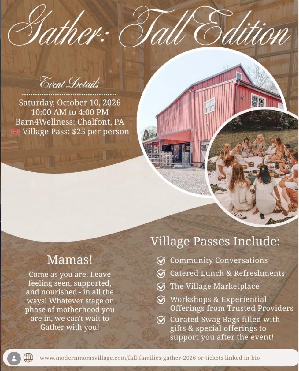 Organizer flyer for Gather: Fall Edition; confirm current details with the organizer